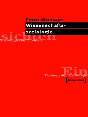 cover image of Wissenschaftssoziologie